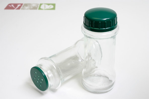 Gewürzstreuer aus Glas